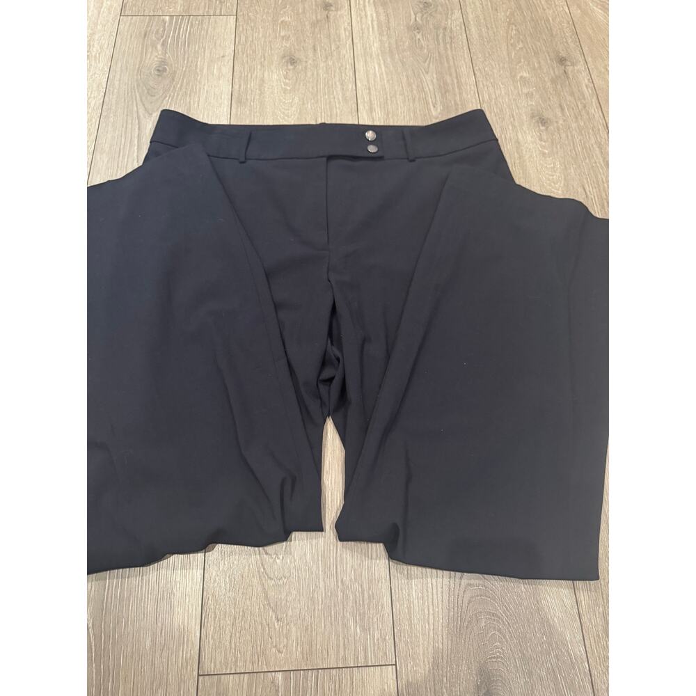 Calvin Klein Curvy Fit Black Dress Pants Women’s Size 16 Career Trousers - Picture 2 of 7